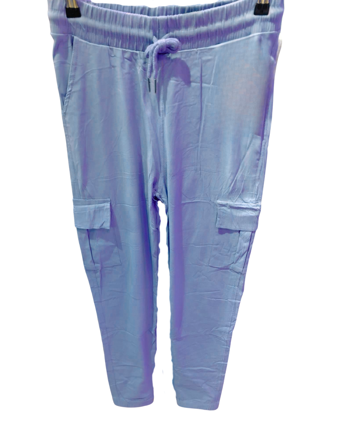 Mono Cargo Tela Suave Color Azul