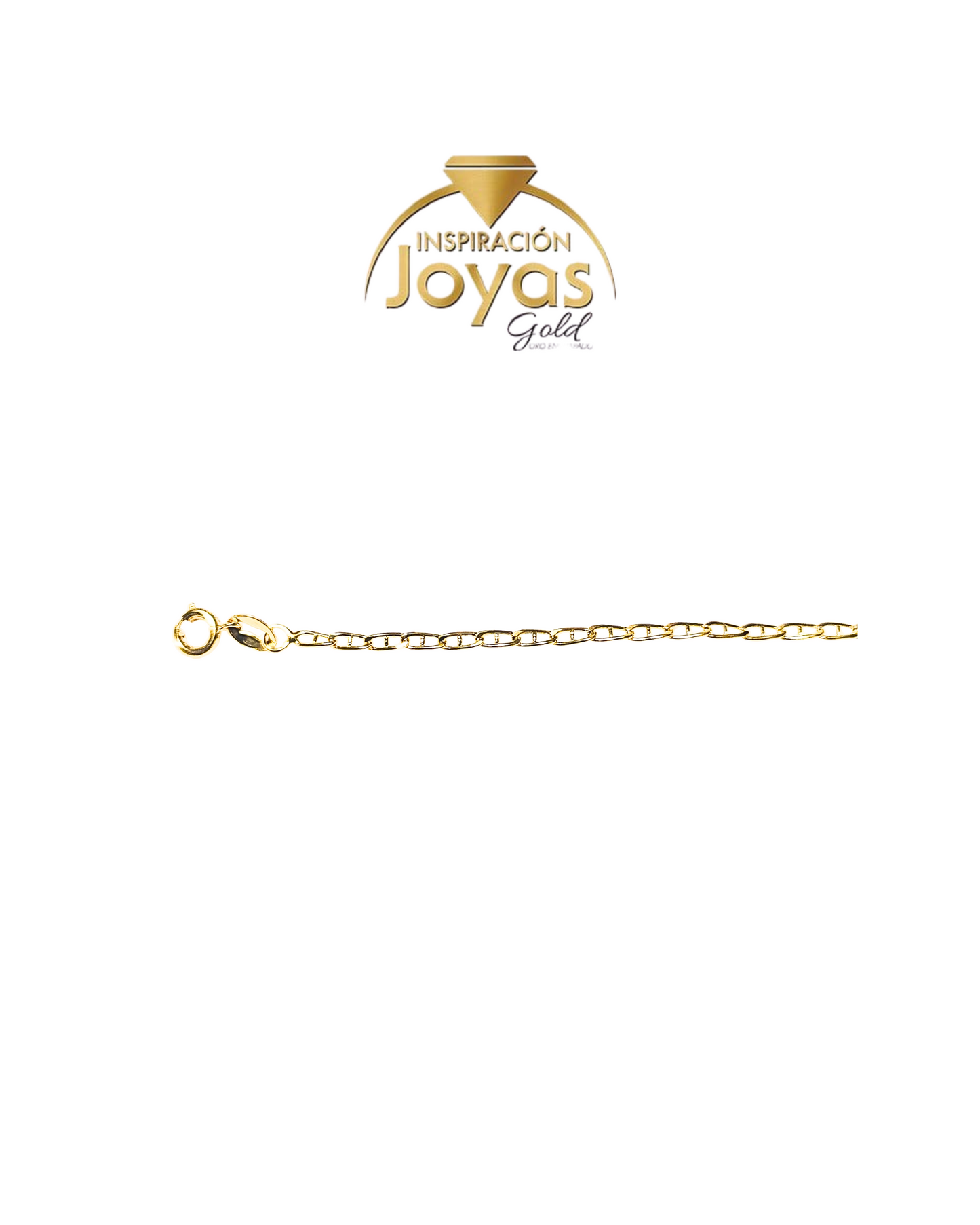 Tobillera Trenzada Grueso (5503825) Oro Enchapado
