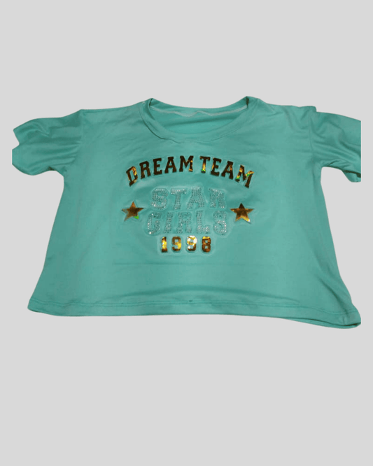 Crop Top Diferentes Modelos Piel de Durazno Verde