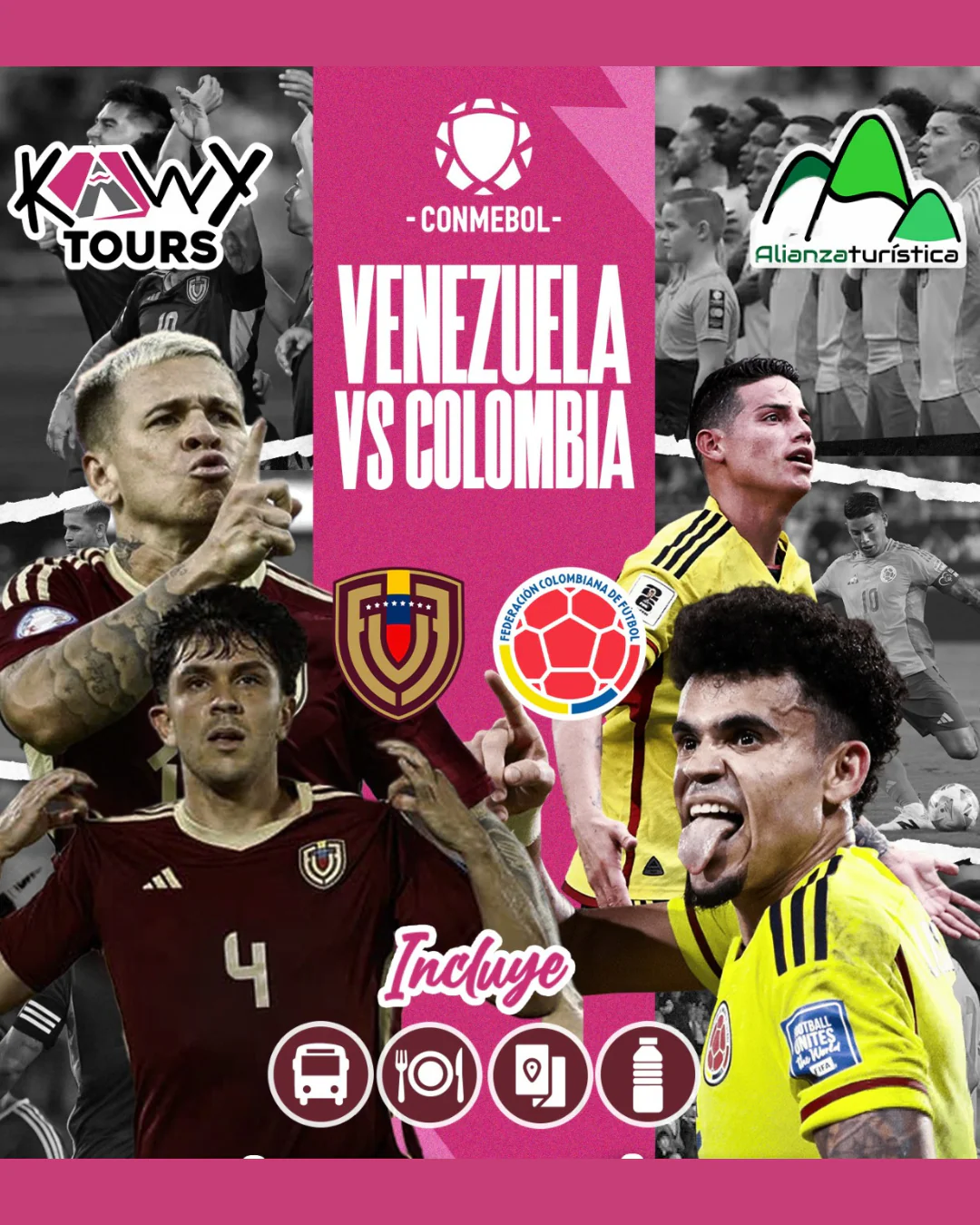 Transporte a Juego de la Vinotinto el 9 de Septiembre de 2025 en Maturin