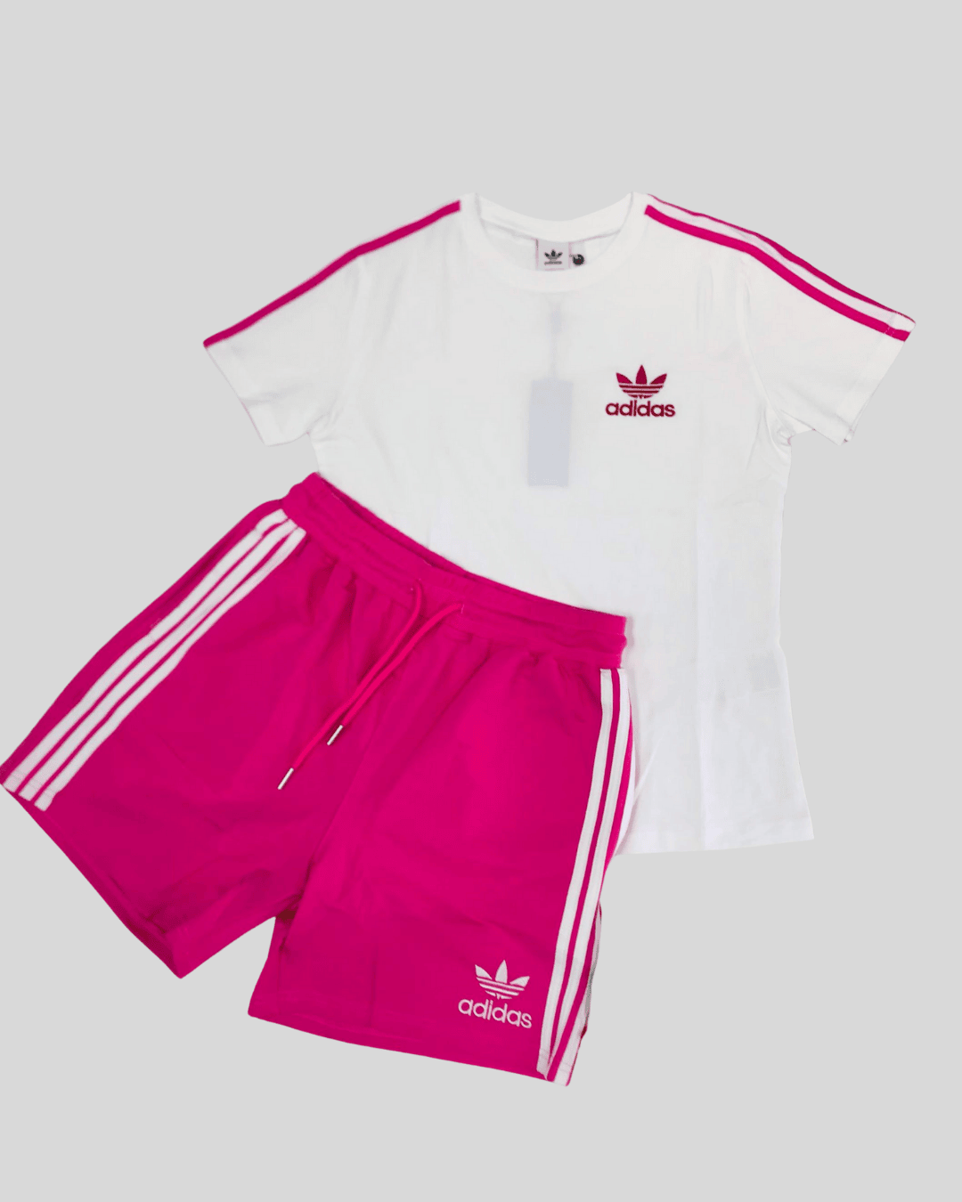 Outfit Dama Adidas Franela y Bermuda Top Quality