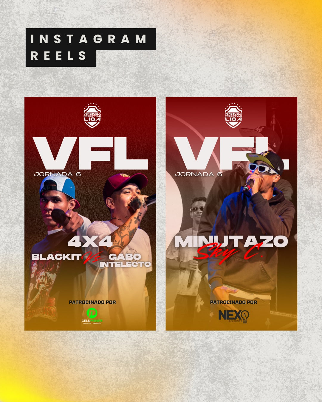 Nexo Design Productor Visual de la Venezuela FreeStyle Liga te ofrece sus servicios de Diseño Visual de forma exclusiva en El Paraiso Misc