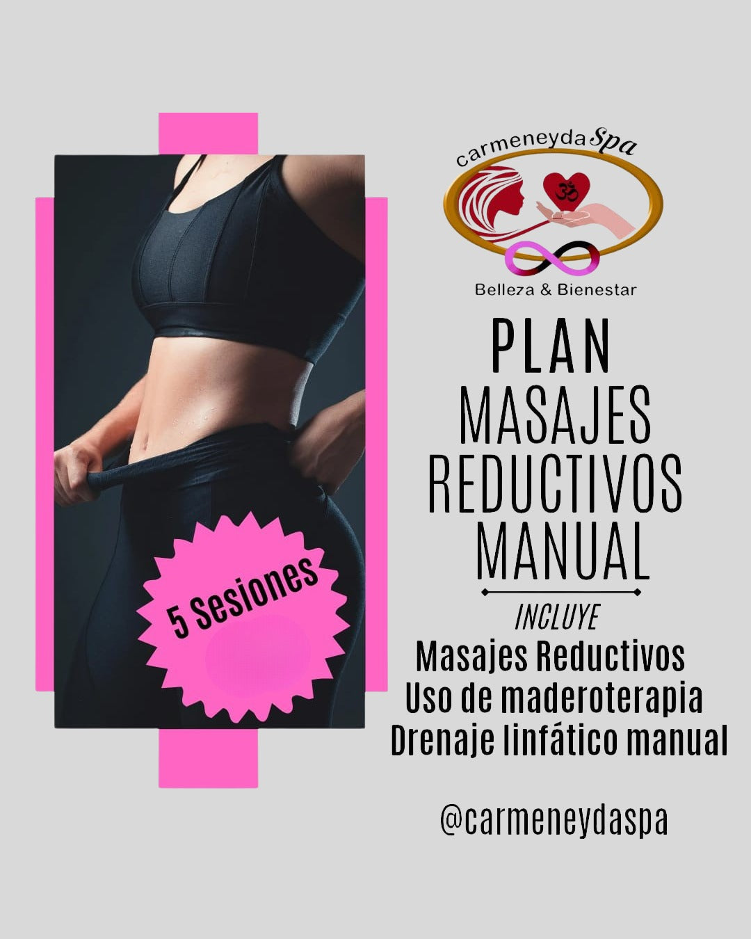 Plan Masajes Reductivos Manual 5 Sesiones