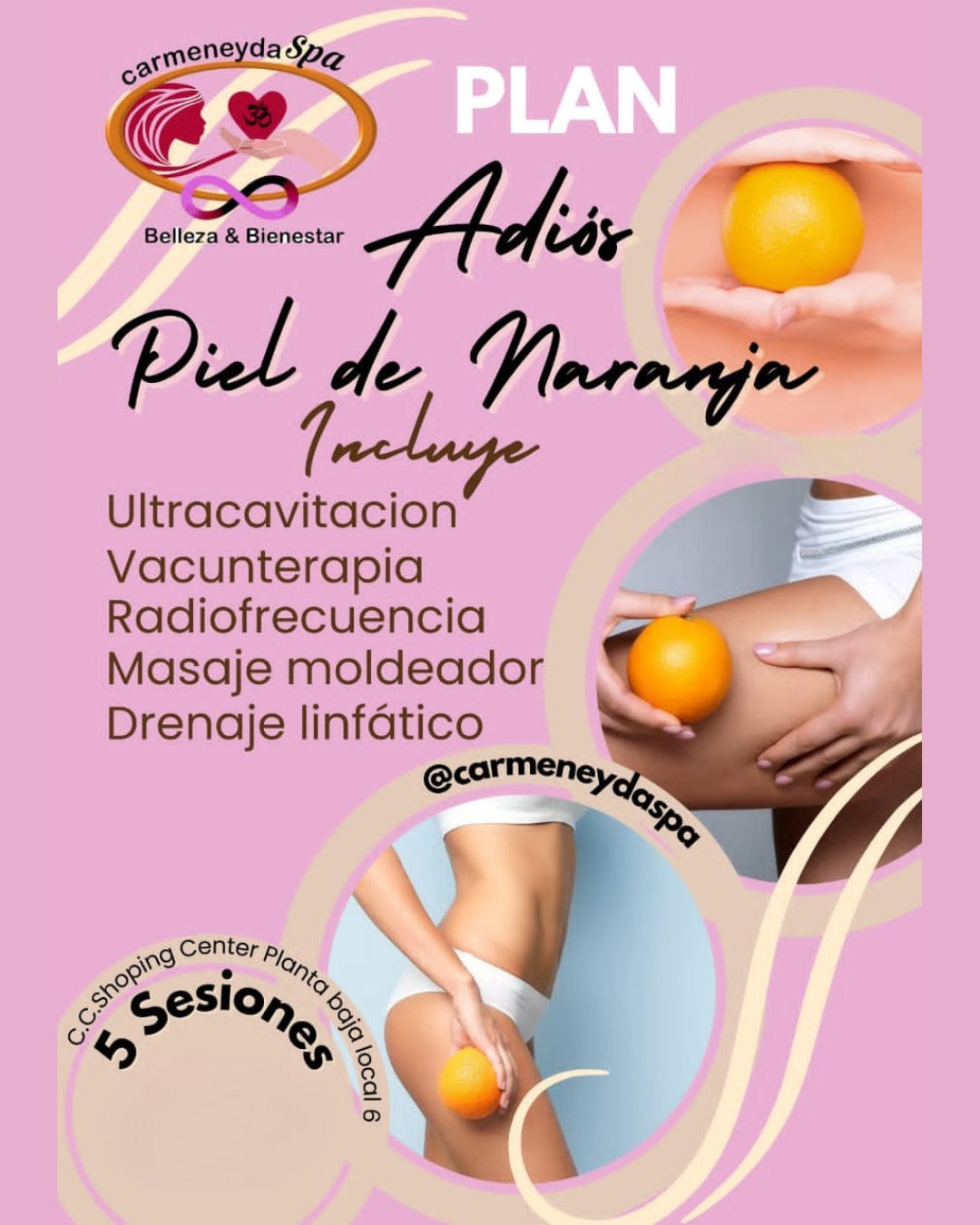 Plan Adios Piel De Naranja 5 Sesiones