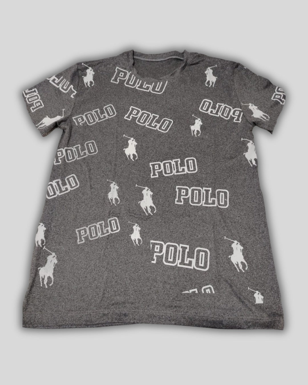 Franela Piel de Durazno Color Gris Polo Talla Unica