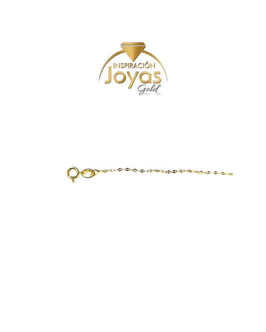 Cadena Trenzado de Rombo (1137240) Oro Enchapado