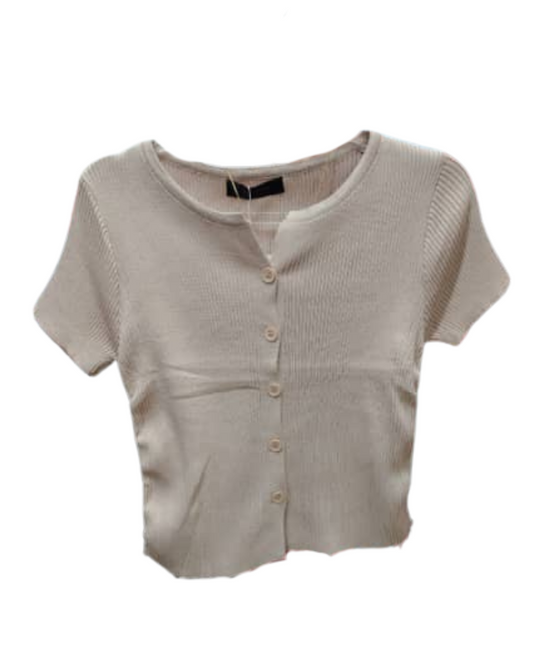Blusa Casual-Eelegante Color Marron