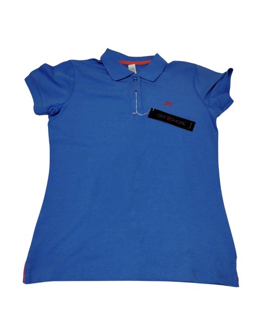 Chemisse Azul Marca Off Shores Algodón-Licra Talla M-L