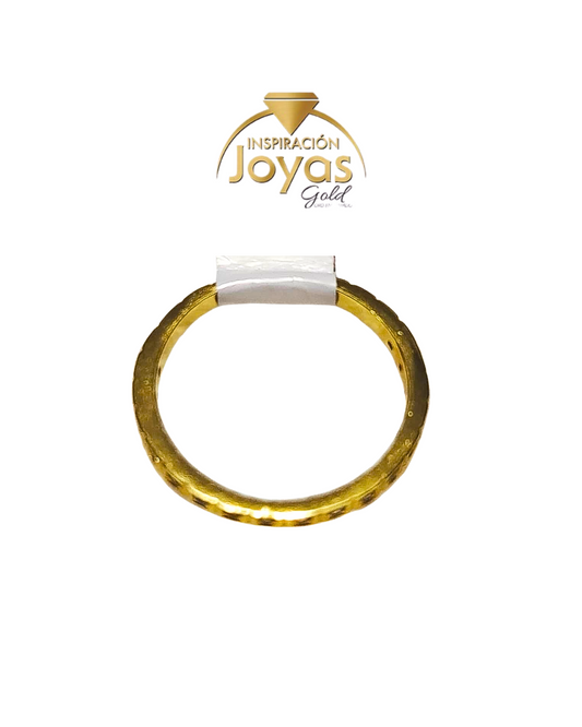 Anillo Piedras Pequeñas En Borde (3143080) Oro Enchapado
