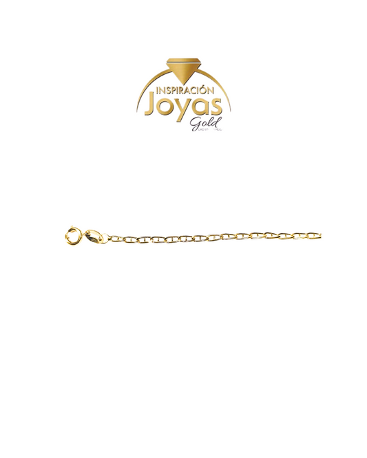 Tobillera Trenzada Grueso (5503825) Oro Enchapado