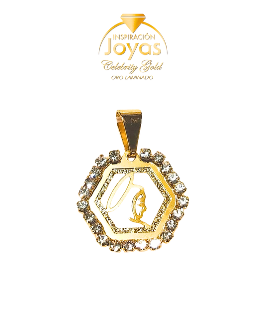 Dije de Santisima Virgen Maria (570058) Oro Laminado