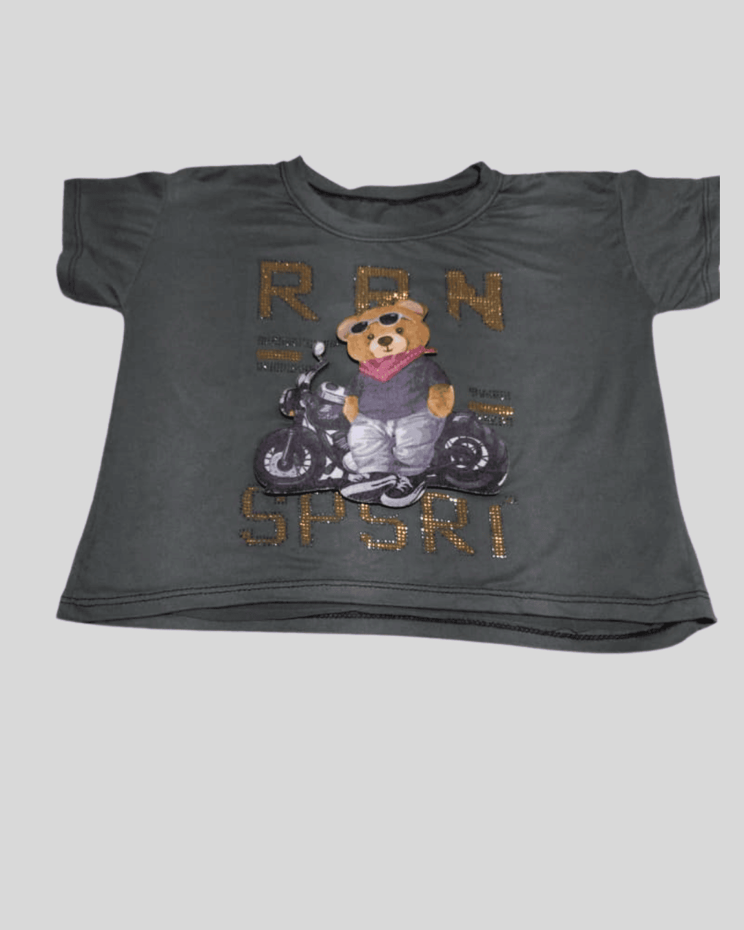 Crop Top Diferentes Modelos Piel de Durazno Gris