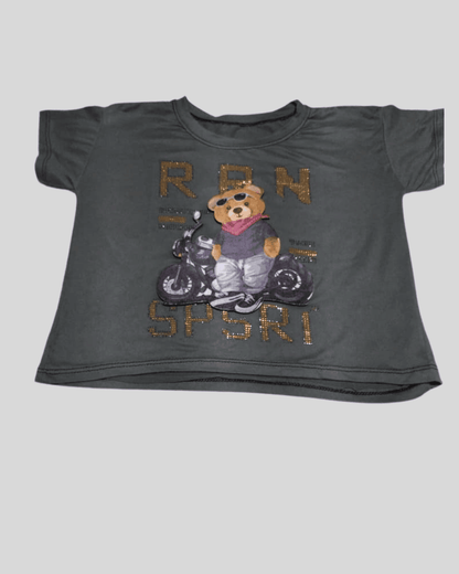 Crop Top Diferentes Modelos Piel de Durazno Gris