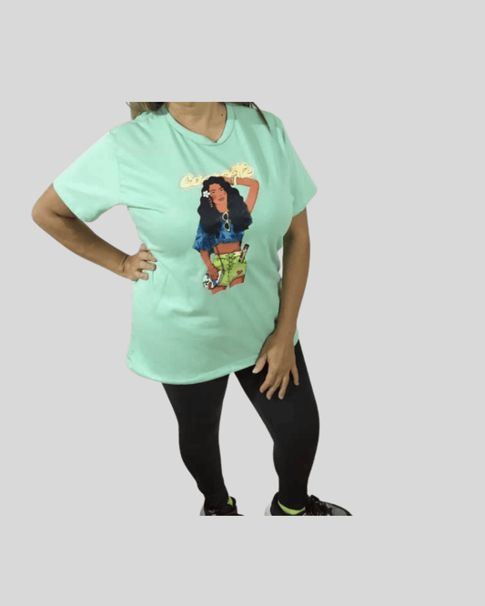 Franela Oversize Verde Cocosette