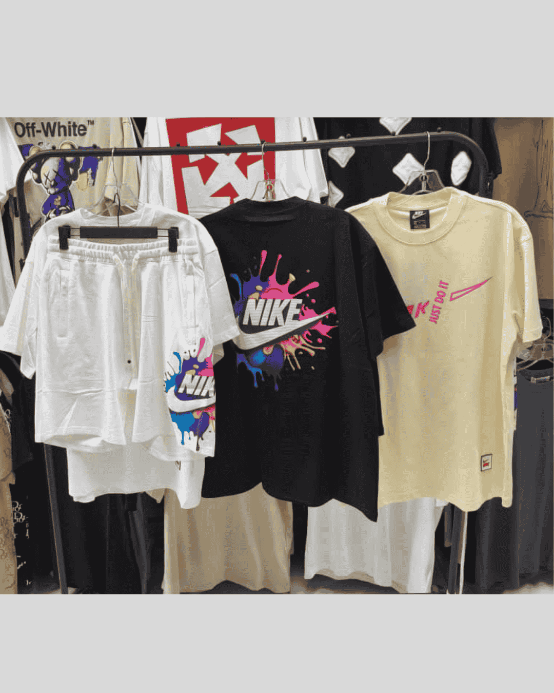 Outfit Oversize Franela y Bermuda Caballero Nike