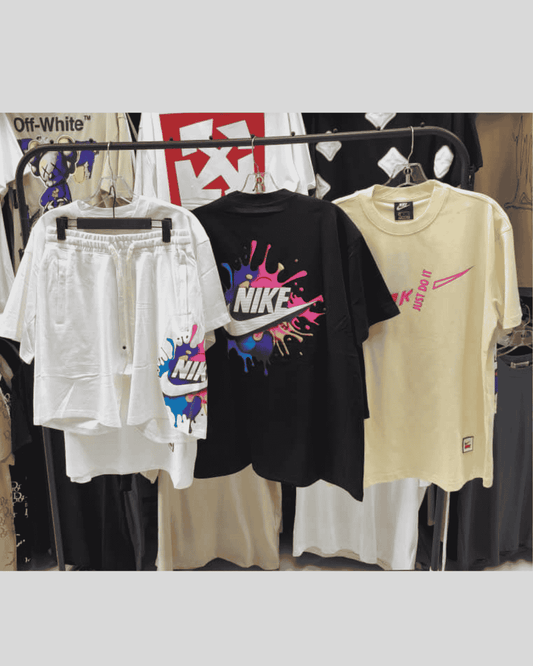 Outfit Oversize Franela y Bermuda Caballero Nike