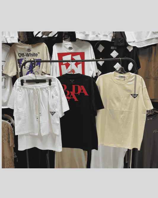 Outfit Oversize Franela y Bermuda Caballero Prada
