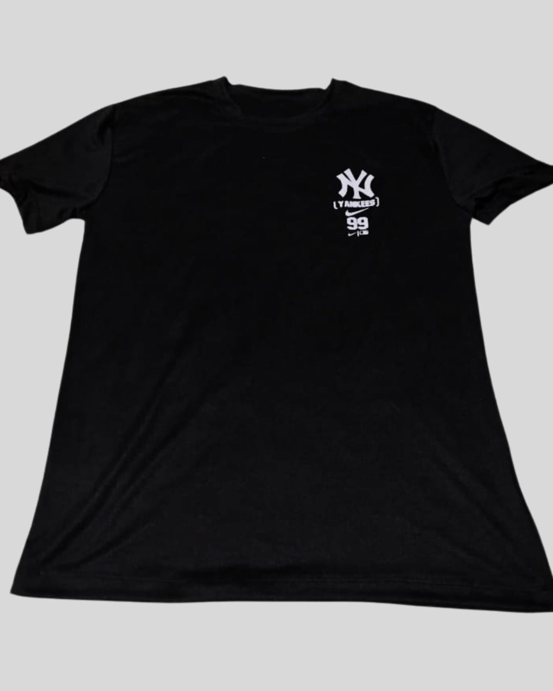 Franela Piel de Durazno Color Negro New York Yankees Talla Unica