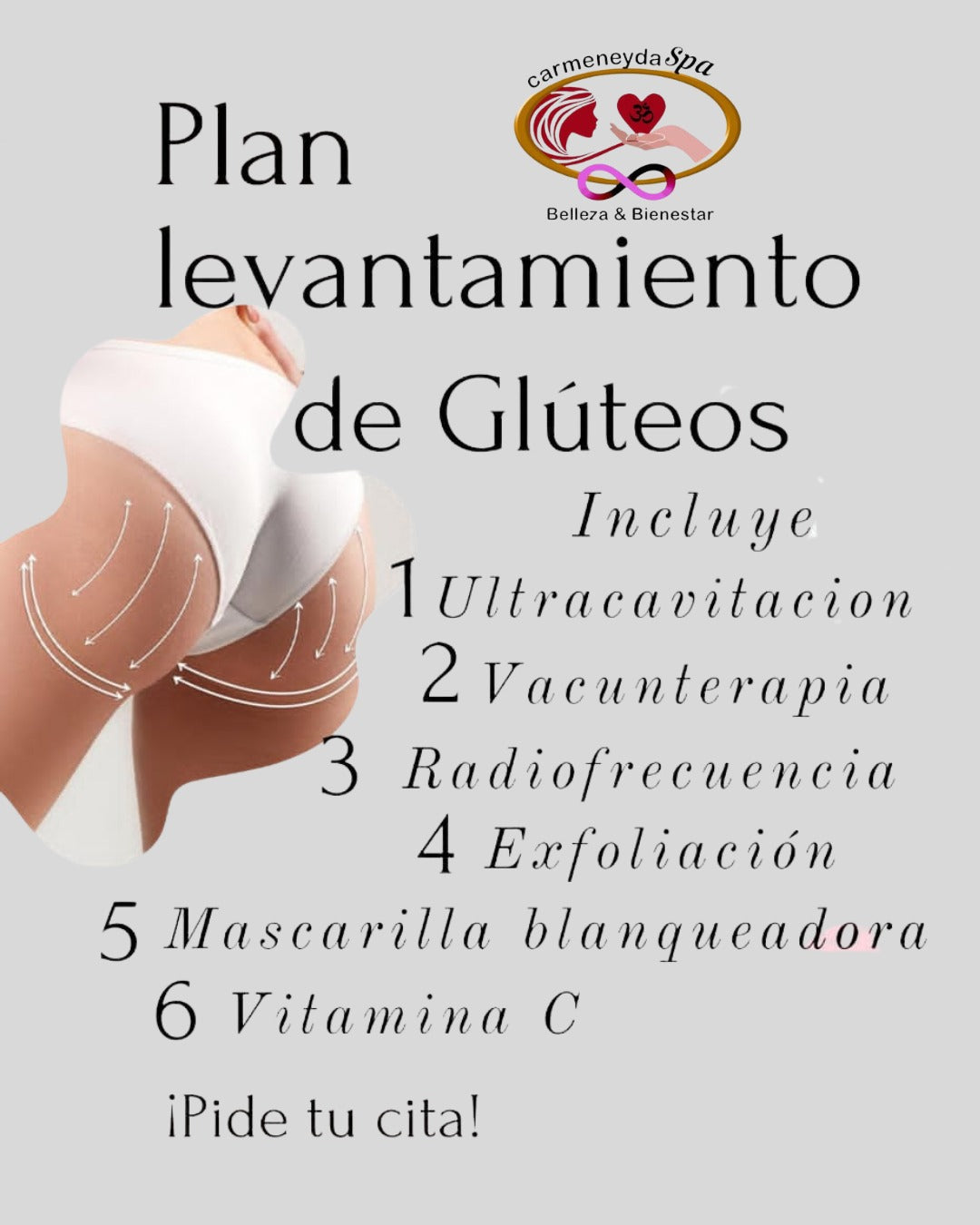 Plan Levantamiento De Gluteos 5 Sesiones