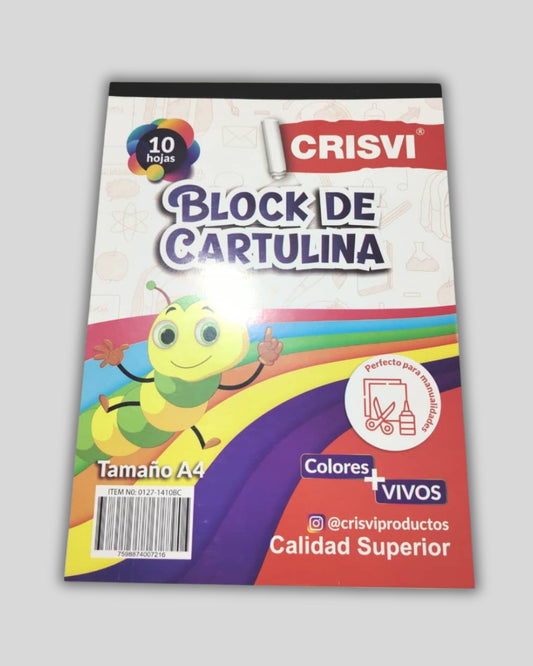 Block de Cartulina de Colores