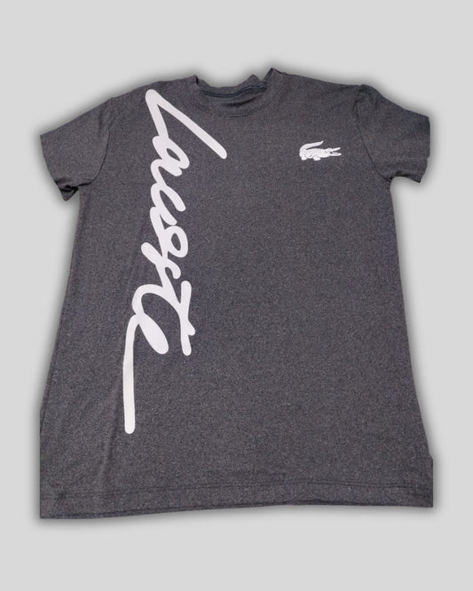 Franela Piel de Durazno Color Gris Lacoste Talla Unica