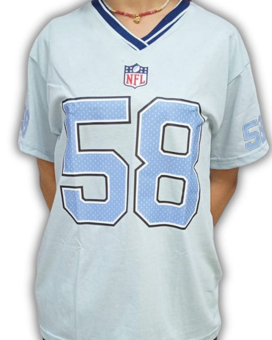 Franela NFL Azul Celeste