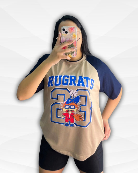 Franela Oversize Beisbolera de Rugrats